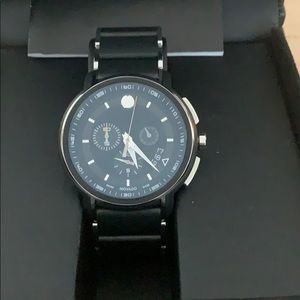 Movado Men’s Strato Chronograph Black Dial